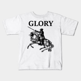 Medieval Knight Glory Kids T-Shirt